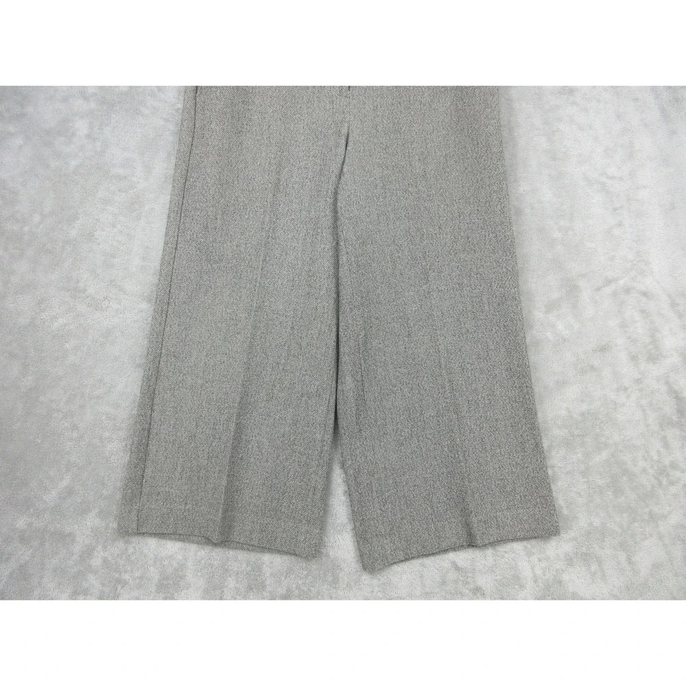 Ann Taylor Pants Womens 8 Wide Leg Office‎ Career Gaucho High Waist Trouser Gray